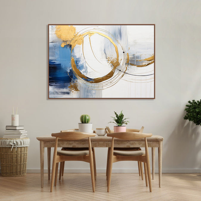 Handmade Painting for Bed Room : rings-of-water-fire