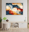 Handmade Painting for Bed Room : rising-clouds