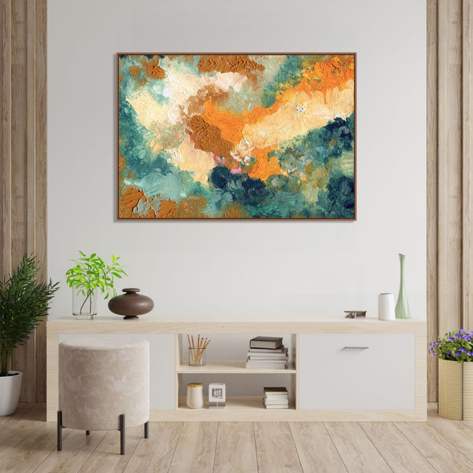 Handmade Painting for Bed Room : symphony-of-shades