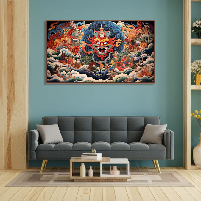 Handmade Painting for Bed Room : thangka-art-1