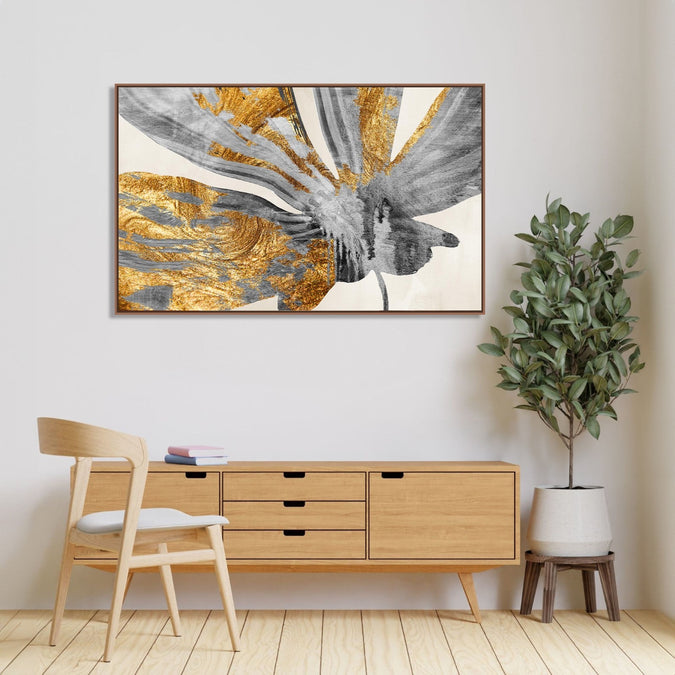 Handmade Painting for Bed Room : the-gold-leaf