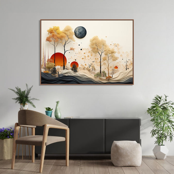 Handmade Painting for Bed Room : the-landscape-craft-1