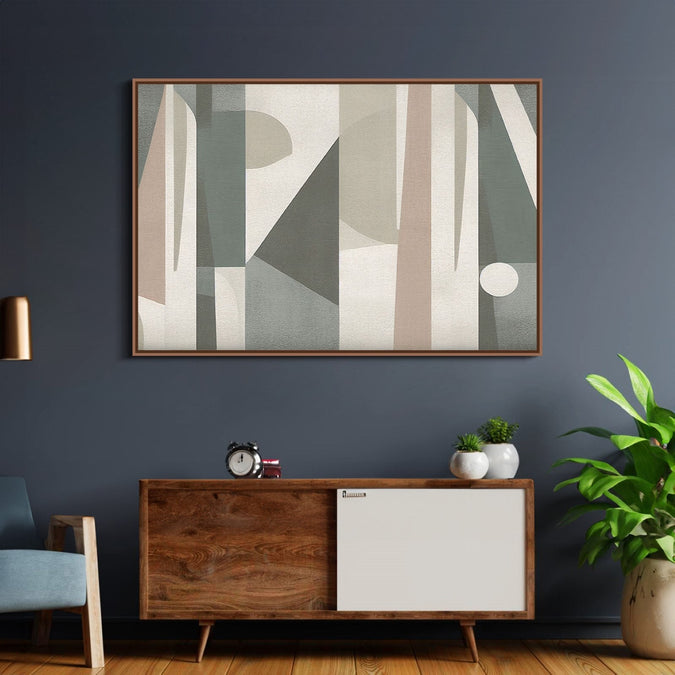 Handmade Painting for Bed Room : whispers-of-geometry