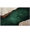 Handmade Painting for Drawing Room : abstract-deep-water-hues