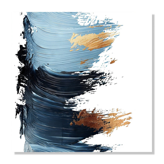 Handmade Painting for Drawing Room : abstract-sea-waves