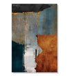 Handmade Painting for Drawing Room : abstract-wooden-hues-3