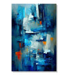 Handmade Painting for Drawing Room : aqua-abstract