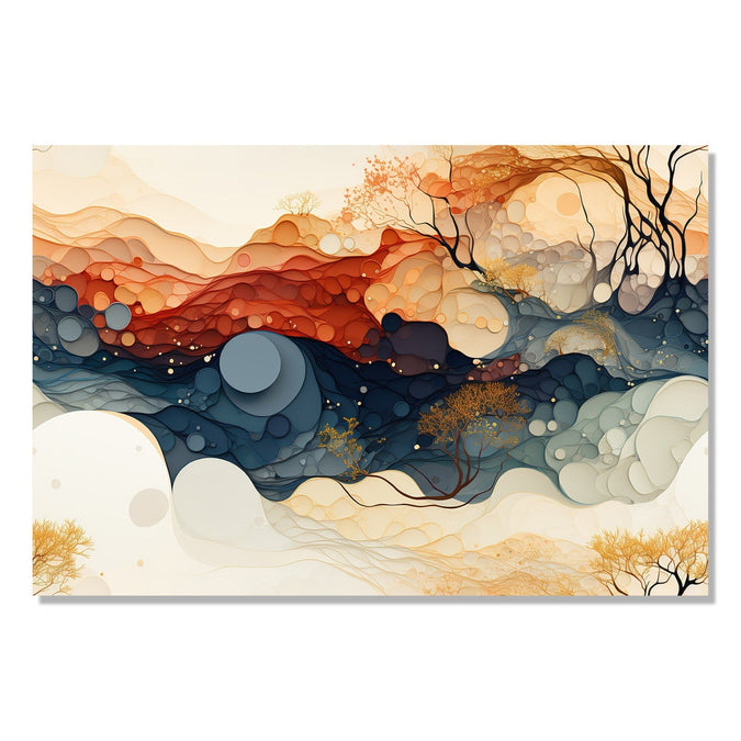 Handmade Painting for Drawing Room : clouds-and-winds