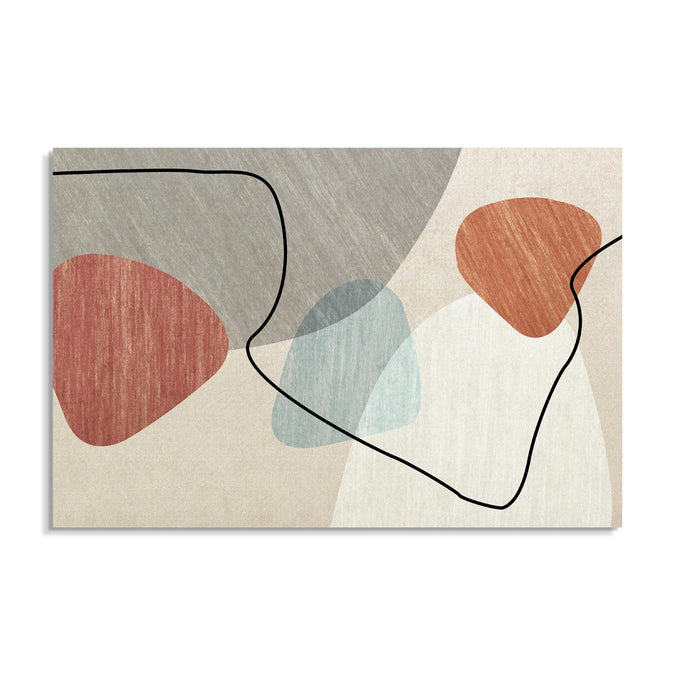 Handmade Painting for Drawing Room : earthy-abstract-harmony