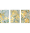 Handmade Painting for Drawing Room : golden-aqua-flow