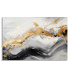 Handmade Painting for Drawing Room : golden-swirls-2