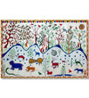 Handmade Painting for Drawing Room : pithora-bhil-art-jungle