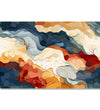 Handmade Painting for Drawing Room : rising-clouds