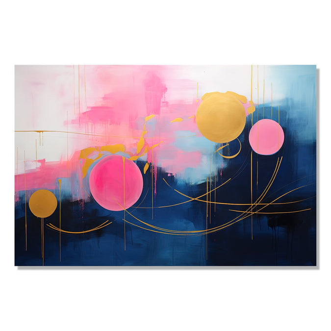 Handmade Painting for Drawing Room : spring-orbs