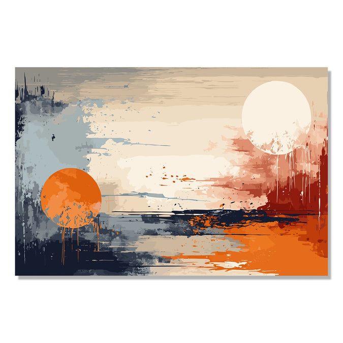 Handmade Painting for Drawing Room : sunset-and-sunrise