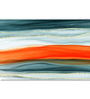 Handmade Painting for Drawing Room : tangerine-wave