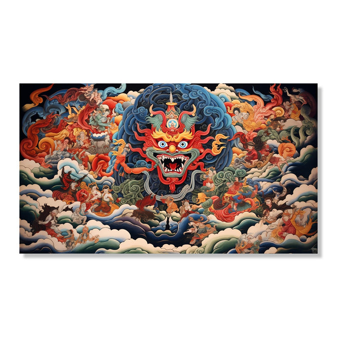 Handmade Painting for Drawing Room : thangka-art-1