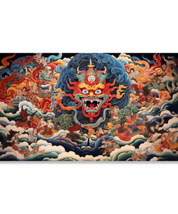 Handmade Painting for Drawing Room : thangka-art-1