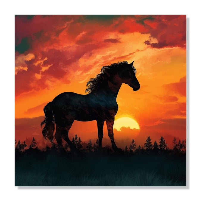 Handmade Painting for Drawing Room : the-sunset-shadow