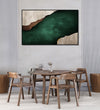 Handmade Painting for Home : abstract-deep-water-hues