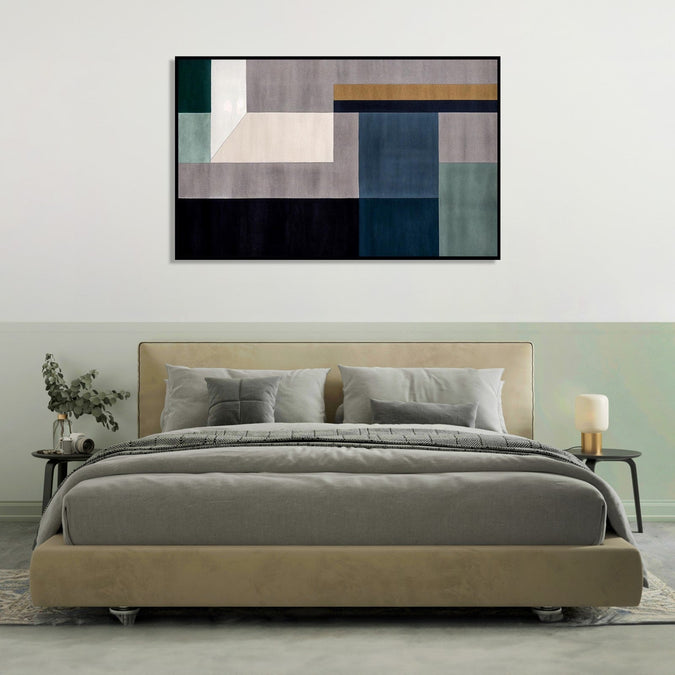 Handmade Painting for Home : abstract-subtle-squares