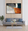 Handmade Painting for Home : abstract-wooden-hues-4