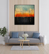 Handmade Painting for Home : birds-on-horizon-2