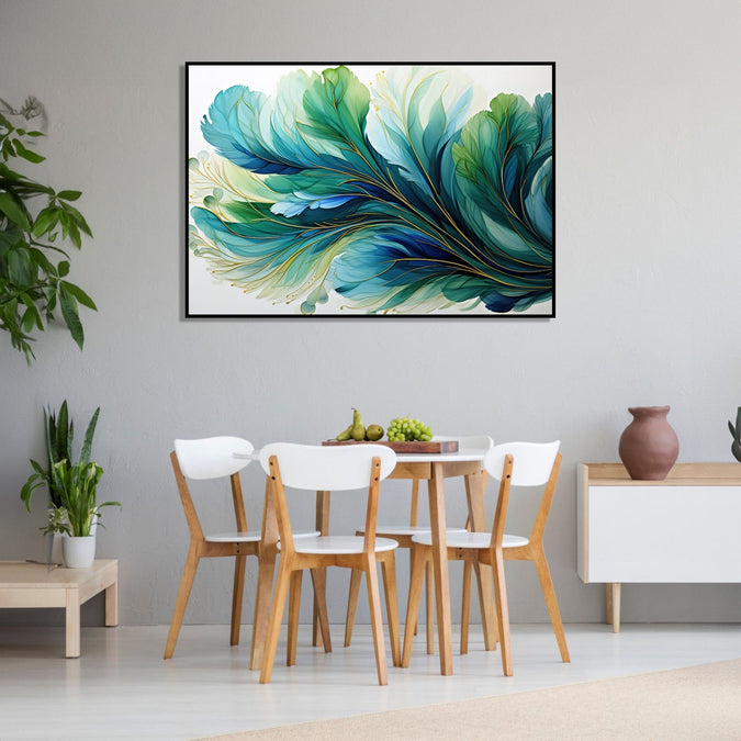 Handmade Painting for Home : bloom-of-green