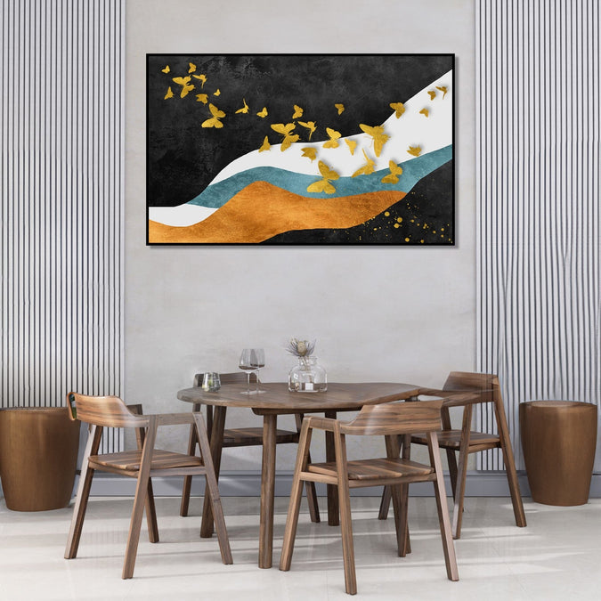 Handmade Painting for Home : butterfly-flight