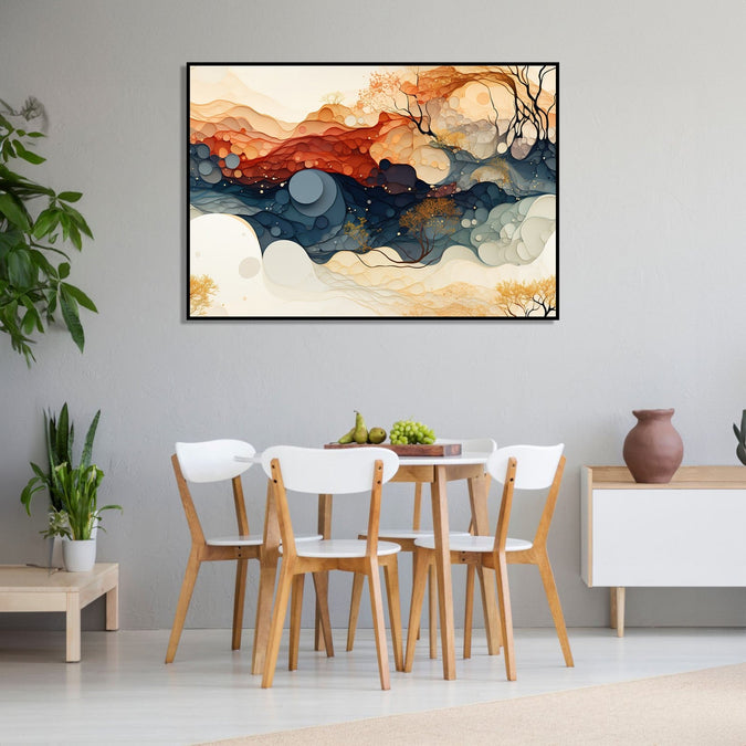 Handmade Painting for Home : clouds-and-winds