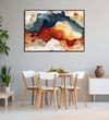 Handmade Painting for Home : cloudy-mountains