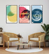 Handmade Painting for Home : colourful-abstract-shapes