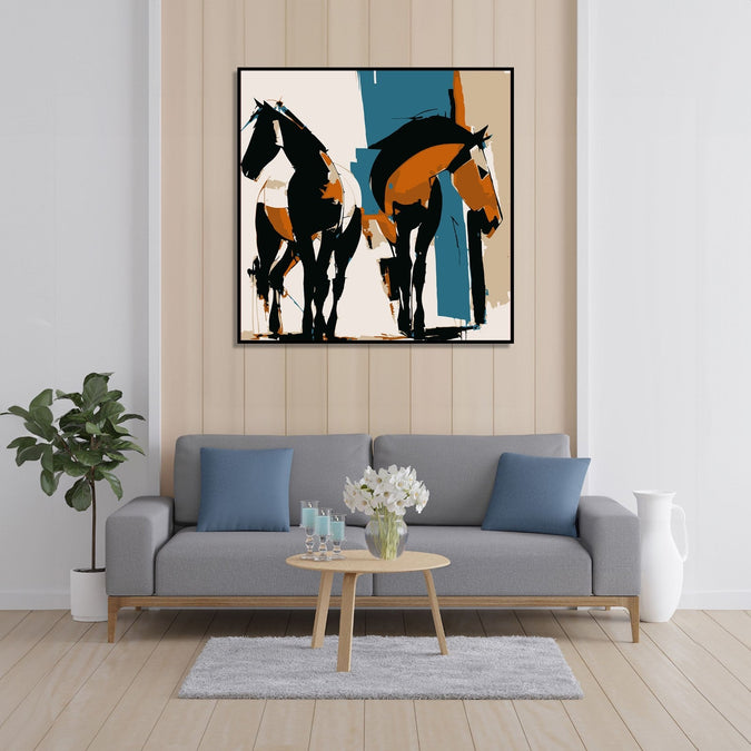 Handmade Painting for Home : companions