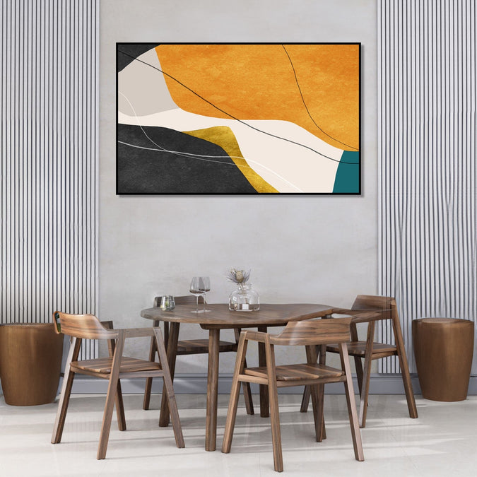 Handmade Painting for Home : earthy-abstract-3