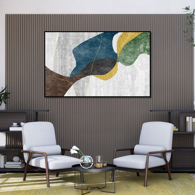 Handmade Painting for Home : earthy-patches