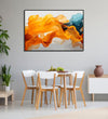 Handmade Painting for Home : flow-of-fire-water