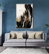 Handmade Painting for Home : golden-chaos-dance