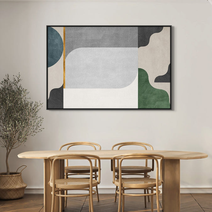 Handmade Painting for Home : golden-divide