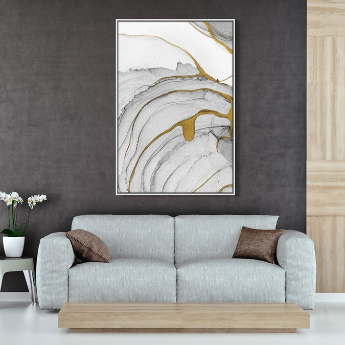 Handmade Painting for Home : golden-elegance-2