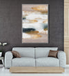 Handmade Painting for Home : golden-horizon-glow