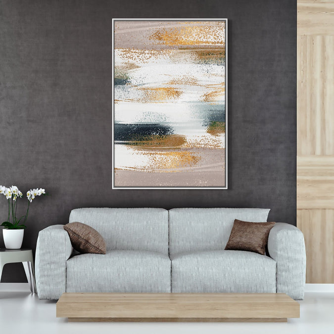 Handmade Painting for Home : golden-horizon-glow