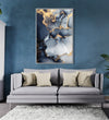 Handmade Painting for Home : golden-midnight-elegance