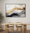 Handmade Painting for Home : golden-swirls-2