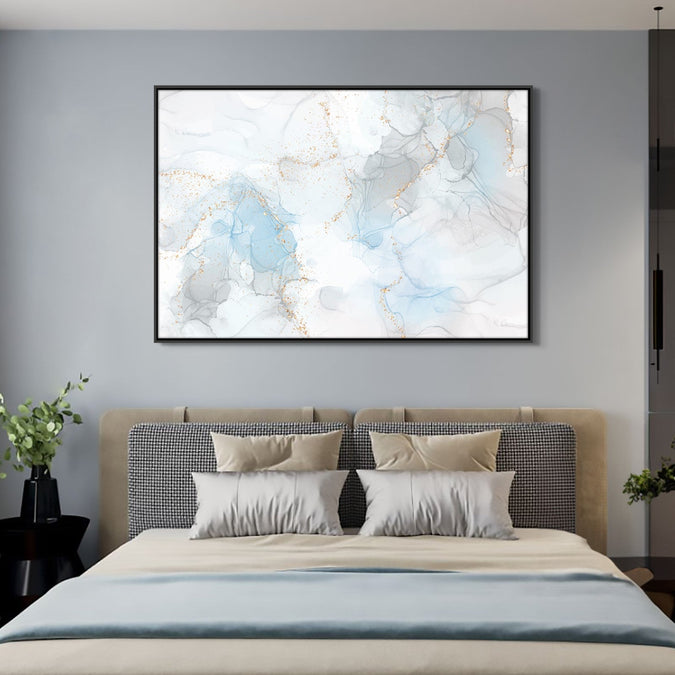 Handmade Painting for Home : golden-veins-1