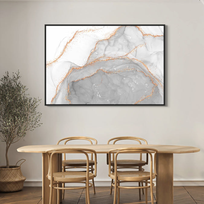 Handmade Painting for Home : golden-whirlwind