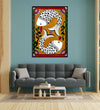 Handmade Painting for Home : india-madhubani-folk-art-matasya