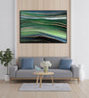 Handmade Painting for Home : jungle-waves