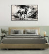 Handmade Painting for Home : monochrome-stallion