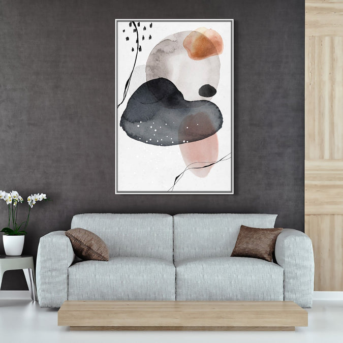 Handmade Painting for Home : muted-harmony