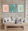 Handmade Painting for Home : pastel-golden-strokes